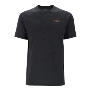 SIMMS Let It Fly Charcoal Heather T-Shirt - Ardent flyfishing