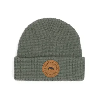 SIMMS Everyday Waffle Knit Beanie Loden Hat