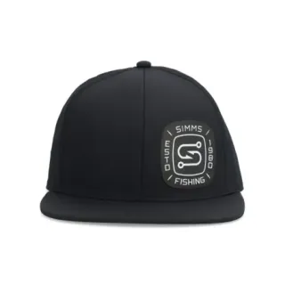 SIMMS Flatbill Cap Black