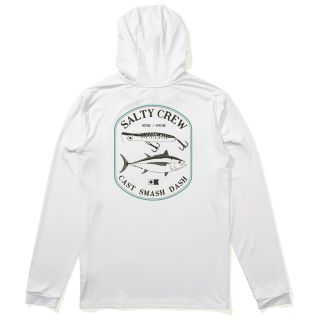 SALTY CREW Surface hooded sunshirt White