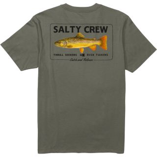 T-shirt SALTY CREW Browny SS tee Dusty olive