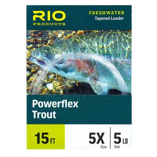 Bas de ligne RIO Powerflex Trout 15´ (4,60m)