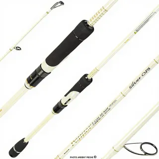 Canne spinning ILLEX Pepper X5 S 2252 M MH Silver ops démo