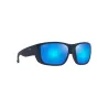 Lunettes polarisantes MAUI JIM Amberjack dark navy W/BLK