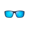 Lunettes polarisantes MAUI JIM Amberjack dark navy W/BLK