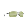 MAUI JIM Breakwall polarized sunglasses shiny trans khaki green