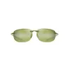 MAUI JIM Ho'okipa polarized sunglasses shiny trans light green