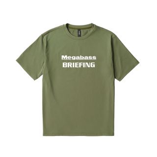T-shirt MEGABASS x BRIEFING Dry t-shirt olive