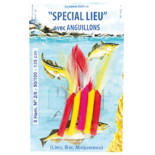 Bas de ligne special lieu avec anguillon FLASHMER