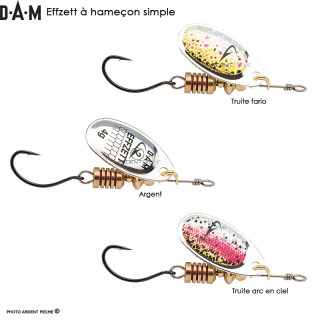 DAM Effzett single hook spoon